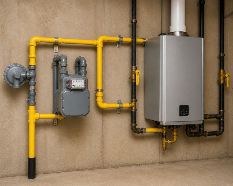 Gas Line Plumbing in Fredericksburg, VA