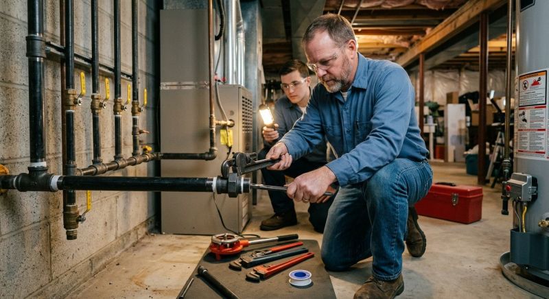 Gas Line Plumbing in Denver, CO