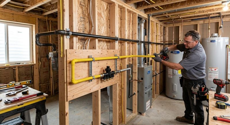 Residential Gas Piping in San Antonio, TX